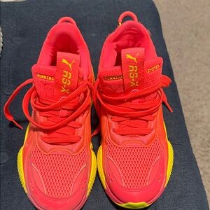 Puma - RS-X Bright pink and Yellow Sneakers